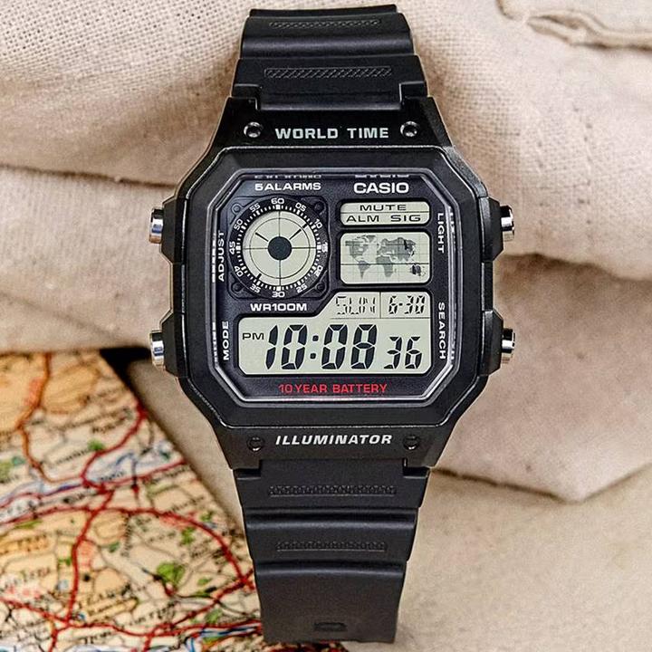 Productafbeelding Casio Ae-1200wh-1avef (Digitaal horloge, 45 mm)