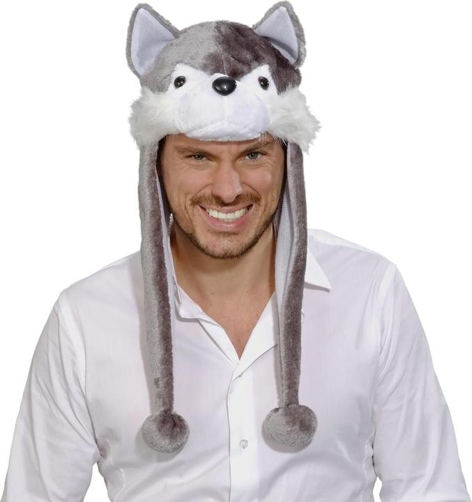 Image du produit Widmann Chapeau loup en peluche