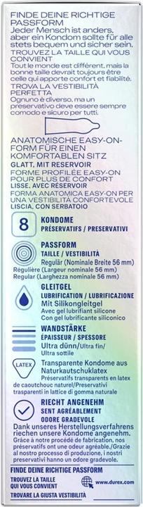 Actual product image Durex Hautnah Classic (8 pcs.)