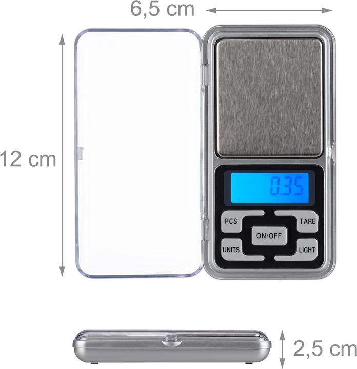 Actual product image Relaxdays Digital Mini Scales