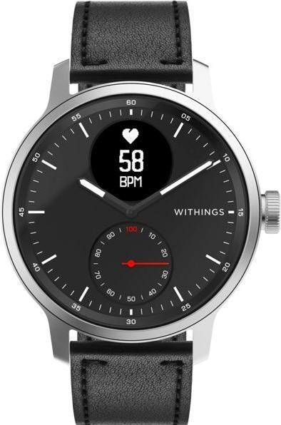 Actual product image Withings Steel HR Bracelet (20 mm, Leather, Steel HR 40 mm, Spigot width 20 mm)