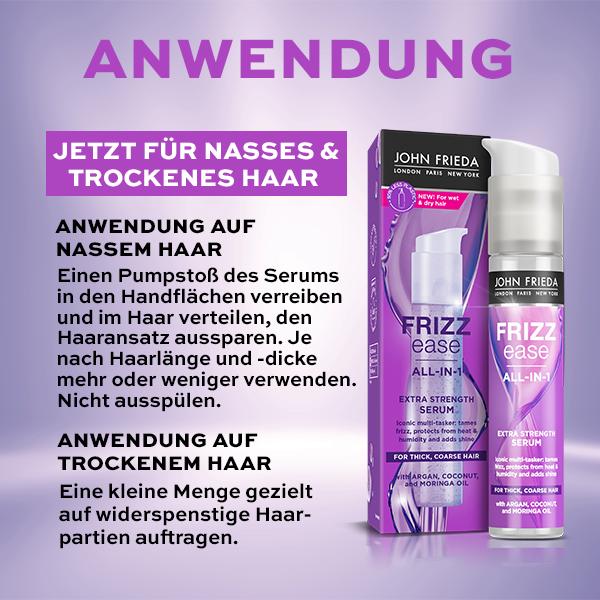 Produktbild John Frieda Frizz Ease - Original Extra Strong 4 in 1 Serum (50 ml)