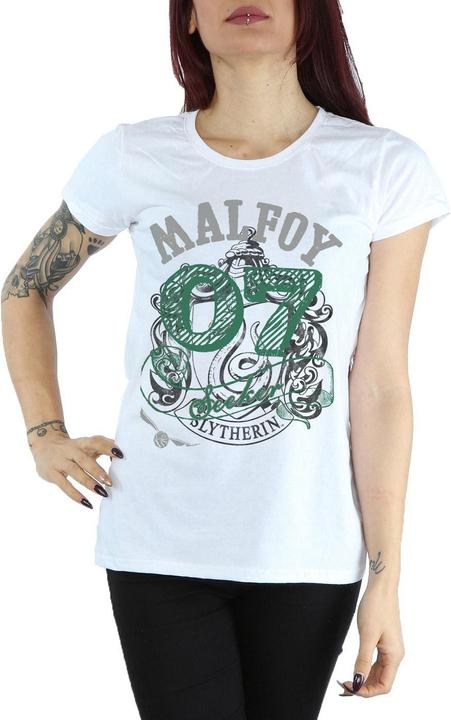 Actual product image Womens/Ladies Malfoy Slytherin Cotton T-Shirt (XXL)