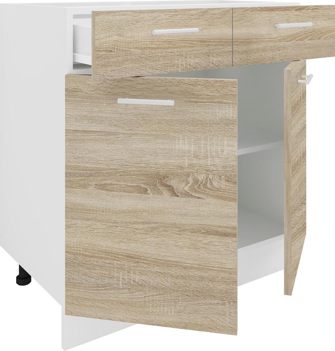 Immagine prodotto VCM Armadio da cucina Larghezza 80 cm Cassetto Base Armadio da cucina Mobili da cucina Esilo (80 x 46 x 82 cm)