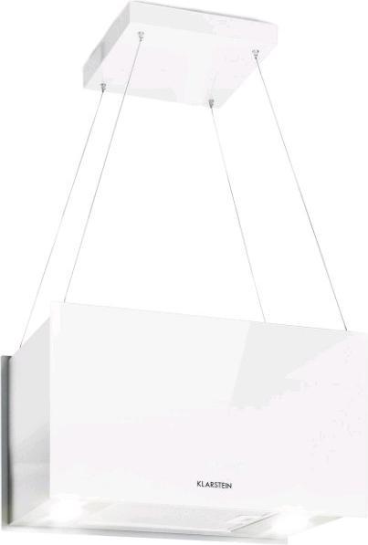 Produktbild Klarstein Kronleuchter L Inselabzugshaube Weiss (Unterbauhaube)