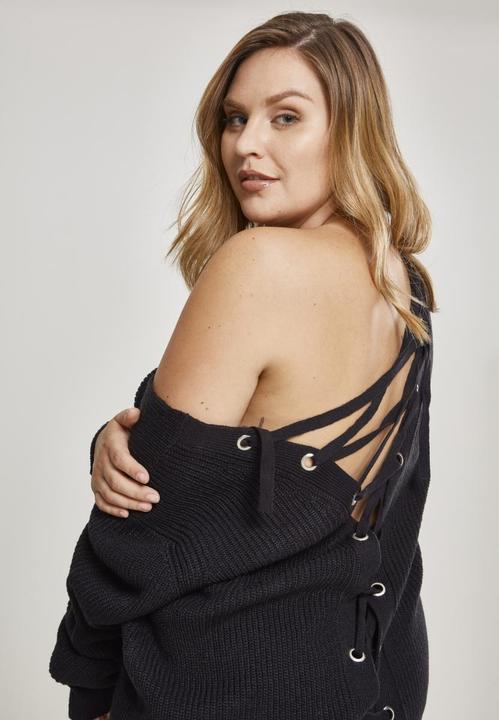 Produktbild Urban Classics Ladies Back Lace Up Sweater (3XL)