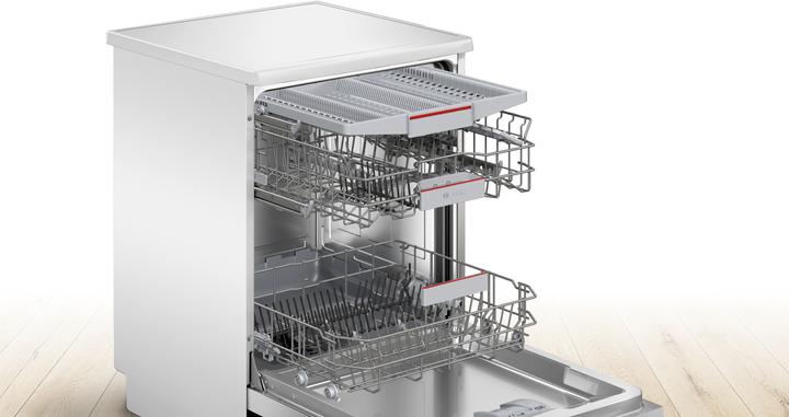 Produktbild Bosch Hausgeräte Serie 4, Freistehender Geschirrspüler, 60 cm, SMS4EVW08E
