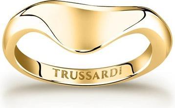 Immagine prodotto Trussardi - Modern gold-plated steel ring T-Design TJAXA07 - Circuit: 58 mm (58)