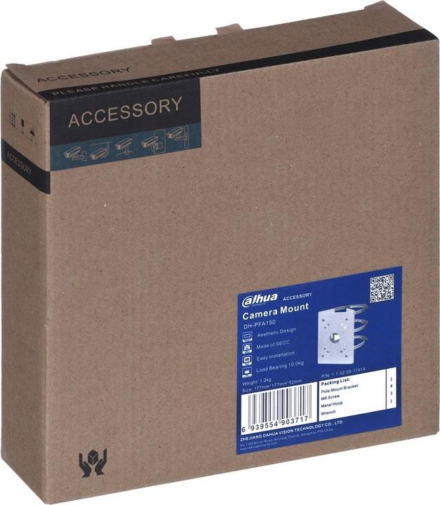 Actual product image Dahua PFA150 surveillance camera accessories mounting (Mounting kit)