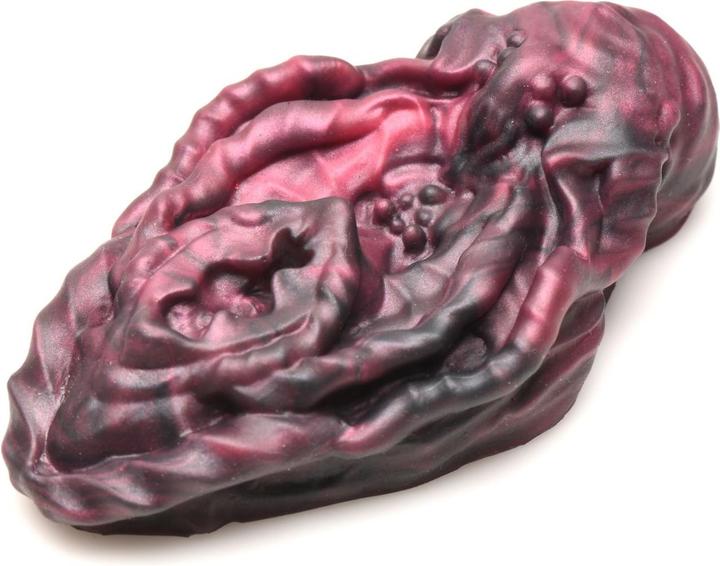 Productafbeelding Creature Cocks XR Brands Xeno Pussy Vulva Siliconen Slijper Rood & Zwart