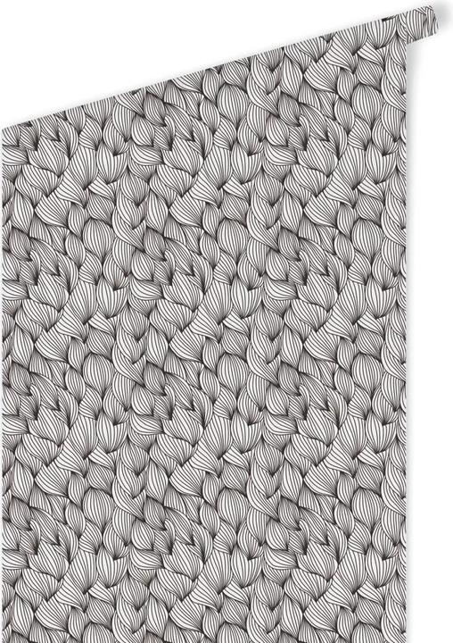 Produktbild Trenddeko Grafische Wellen - schwarzweiss (528 x 48 cm)