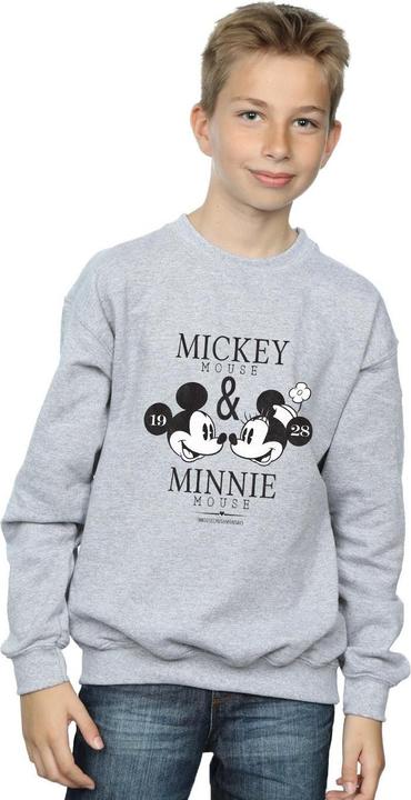 Actual product image Disney Boys Mickey And Minnie Mouse Mousecrush Mondays Sweatshirt (140, 146)