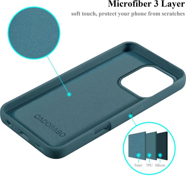 Image du produit Cadorabo Coque pour Apple iPhone 16 PRO MAX TPU Liquid Silicone Case (Apple iPhone 16 Pro Max)