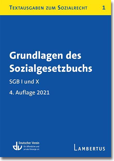Image du produit Grundlagen des Sozialgesetzbuchs. SGB I (Association allemande d'assistance publique et privée, 2021)