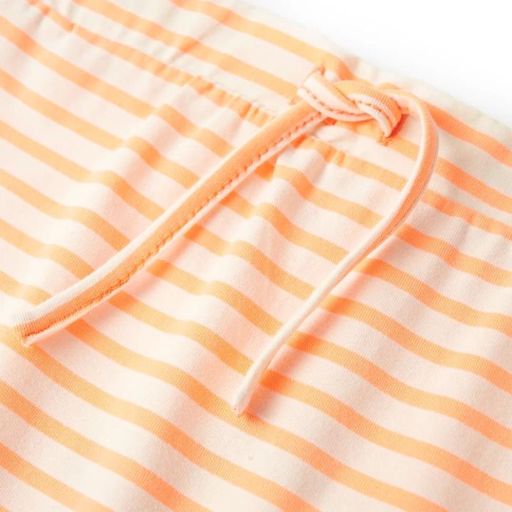 Image du produit VidaXL Jupe pour enfant à rayures droite orange fluo 92,Matière : 95 (92)