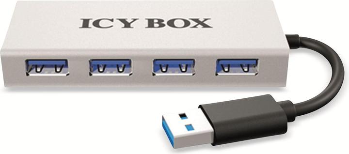 Produktbild Icy Box Raidsonic IB-AC6104 4 neue USB 3.0-Geräte (USB-A, 4 Ports)