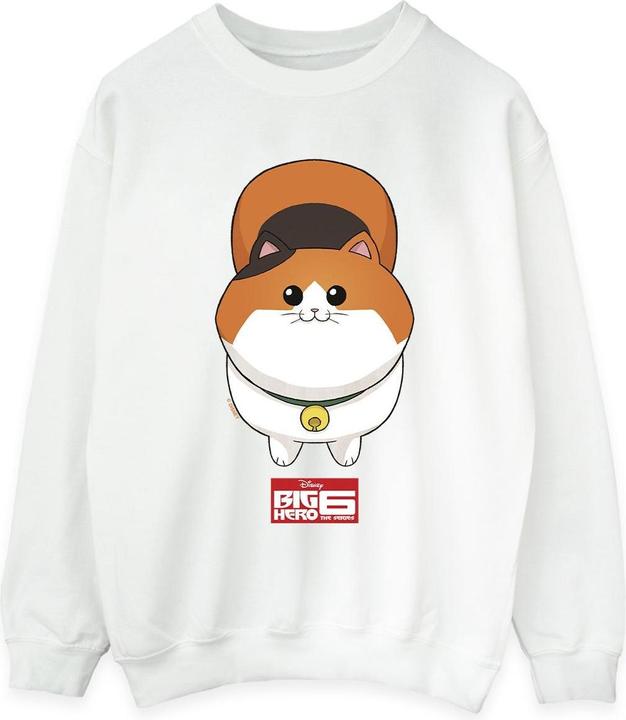Disney Big Hero 6 Baymax Kitten Face Sweatshirt (L)
