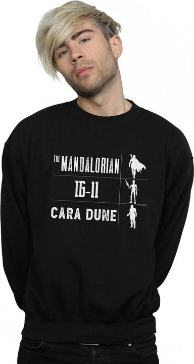 Immagine prodotto Star Wars The Mandalorian Warrior Silhouettes Felpa Uomo (M)