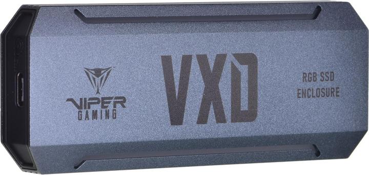 Actual product image Patriot ext storage enclosure for NVMe SSD USB 3.2 RGB (M.2 2242, M.2 2230, M.2 2280, M.2 2260)