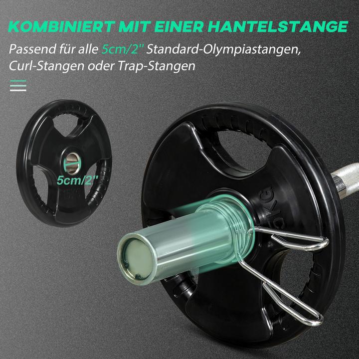 Image du produit SportNow Disque d'haltères avec trou de 5 cm (2 x 15 kg)