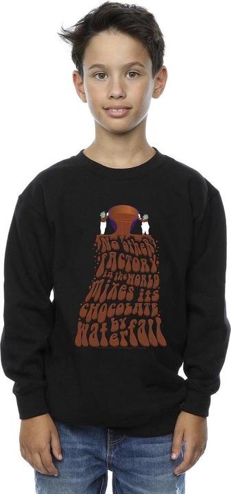 Produktbild Willy Wonka & the Chocolate Factory Chocolate Waterfall Sweatshirt Jungen (128)