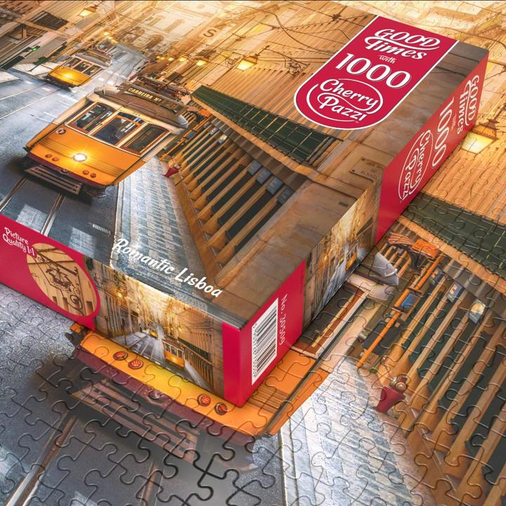 Actual product image Cherry Pazzi Puzzle Romantic Lisbon, Portugal 1000 pieces (1000 pieces)