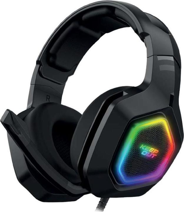 Actual product image KeepOut Micro Keep out gaming headset HX901 7.1 black (Cable)