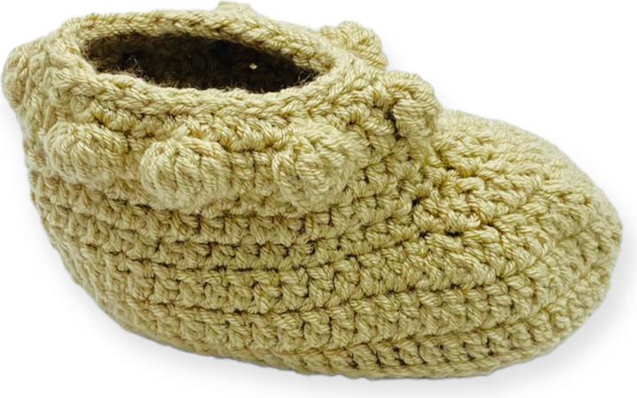 Immagine prodotto BabyExpress Calzini per bambini 3-6 mesi con Ponpon beige (17)
