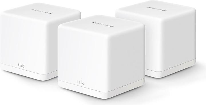 Actual product image Mercusys WL-Router Halo H1500X Home Mesh WiFi System 3-Pack