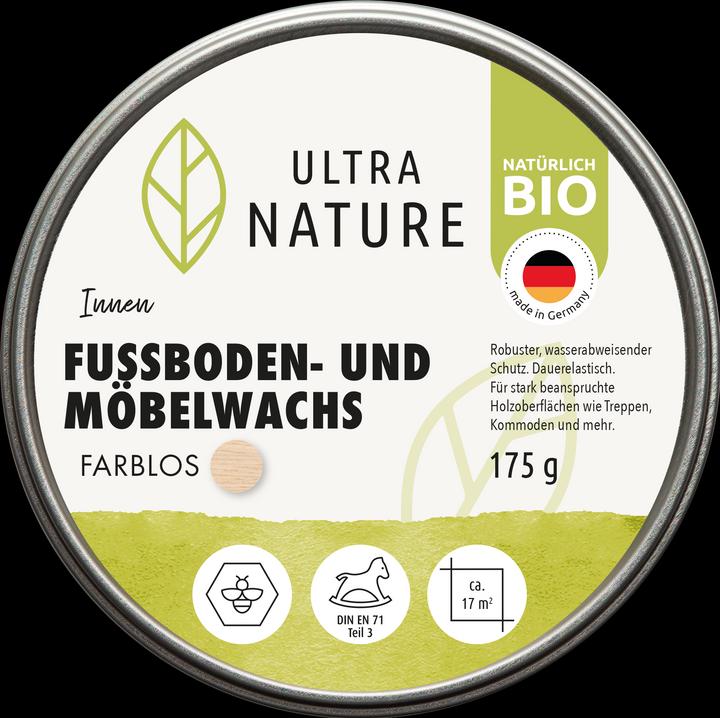 Produktbild Ultra Nature Fussboden & Möbelwachs (Transparent)