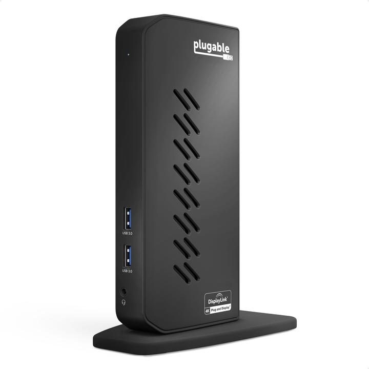 Actual product image Plugable USB3/C Dual 4K Docking Station (USB-C)