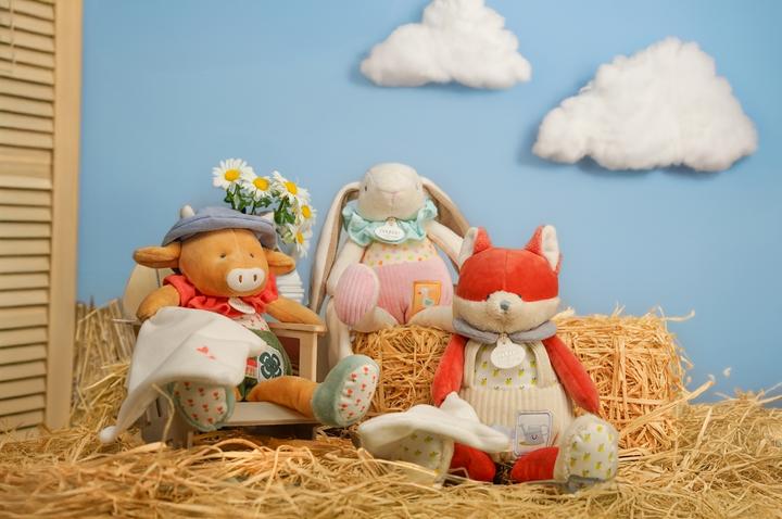 Immagine prodotto Doudou et Compagnie Kuh Aneth mit Schmusetuch 28cm