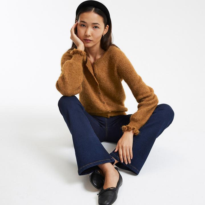Image du produit La Redoute Collections Cardigan en alpaga mélangé (38)