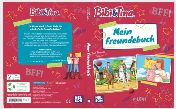 Produktbild Bibi & Tina: Mein Freundebuch (Deutsch, 2024)