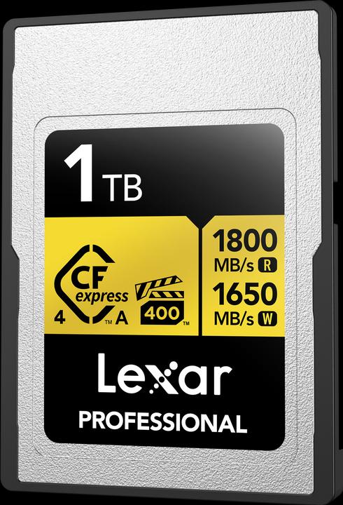 Actual product image Lexar 1800MB/s CFexpress 4.0 A 1TB Gold (1000 GB, CFexpress type A)