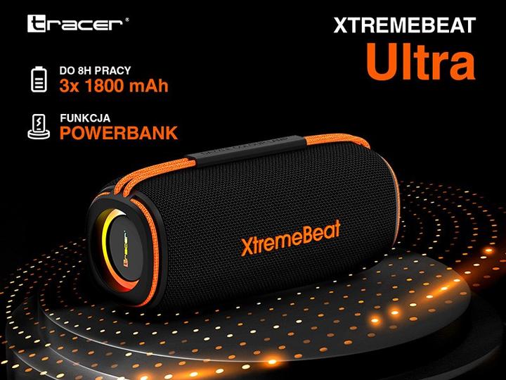Image du produit Tracer XtremeBeat Ultra TWS Enceinte portable Bluetooth Noir 25 W