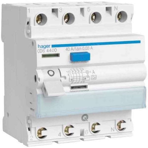 Actual product image Hager Ground fault circuit interrupter