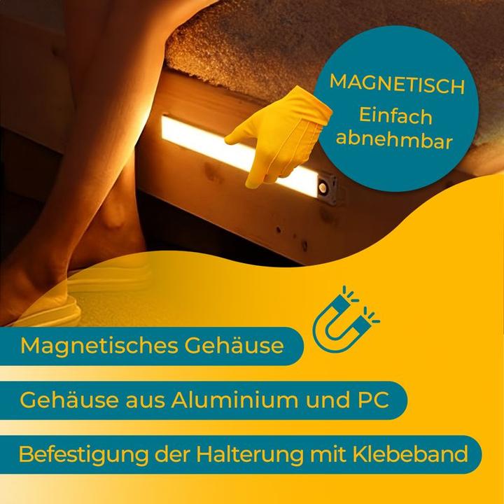 Immagine prodotto Hermex Lampada Luce Luce notturna Striscia luminosa Luce Rilevatore di movimento LED