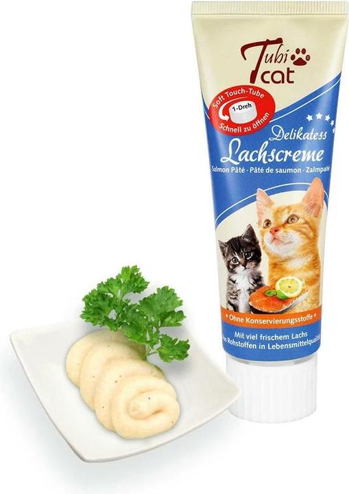 Actual product image Tubicat Cat snack salmon cream, 75 g, snack type: paste (1 pcs., 75 g)