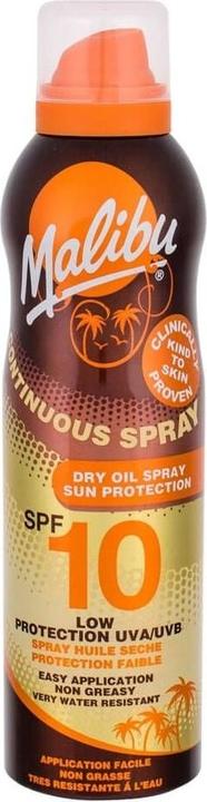 Malibu Continuous Spray Dry Oil (Sonnenspray, Bis SPF 10, 175 ml)