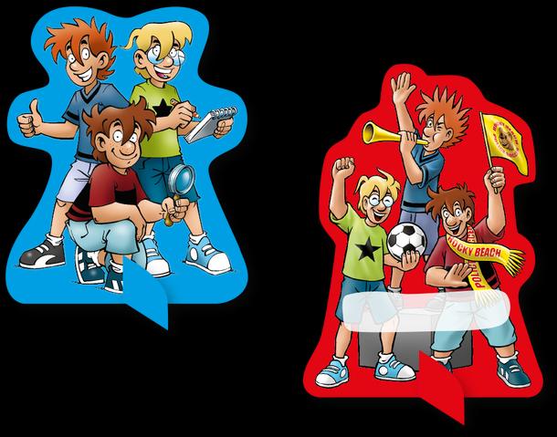 Produktbild DH-Konzept Namensschilder zum Aufstellen Die drei Fragezeichen Kids