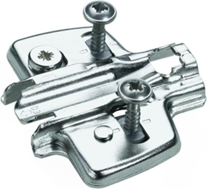 Actual product image Hettich Cross-mounting plates Sensys/Intermat Direkt 8099, corner and centre (1 pcs.)