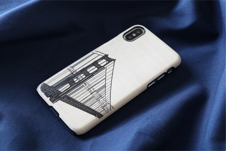 Actual product image Man&Wood SmartPhone case iPhone X/XS hand bridge black (Apple iPhone X, Apple iPhone XS)