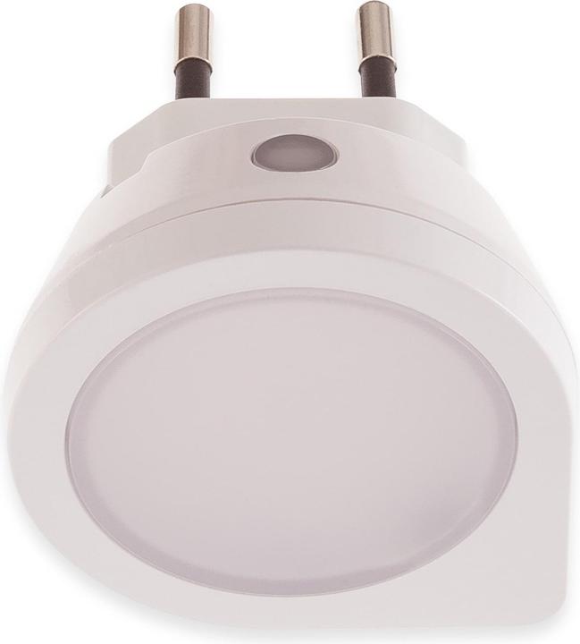 Produktbild Müller Licht LED Sensor Nachtlicht 1W 2 lm 2700 K warmweiss Apollo weiss mit Dämmerungssensor