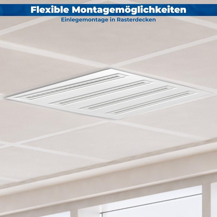 Image du produit Enovalite Panneau LED CCT 62x62cm, propriété anti-éblouissement (4200 lm)