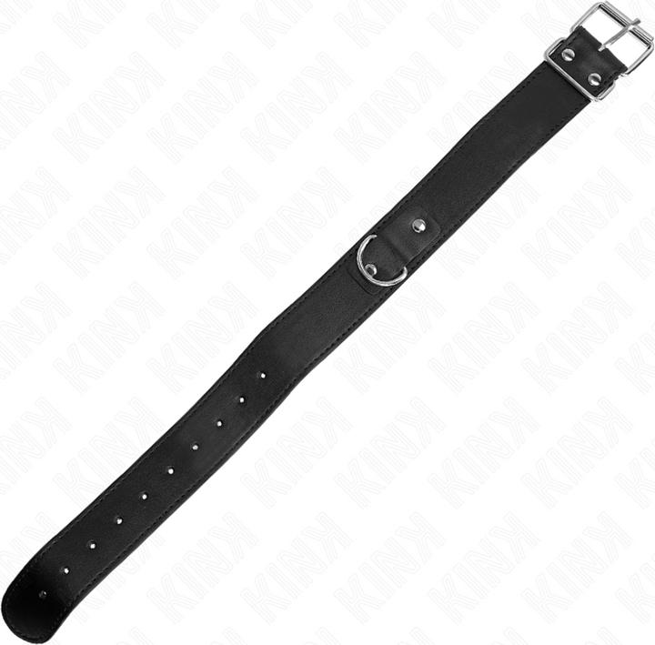 Actual product image Kink NECK CHAIN WITH BELT 116 CM BLACK BELT ADJUSTABLE 32-50 CM X 8 CM
