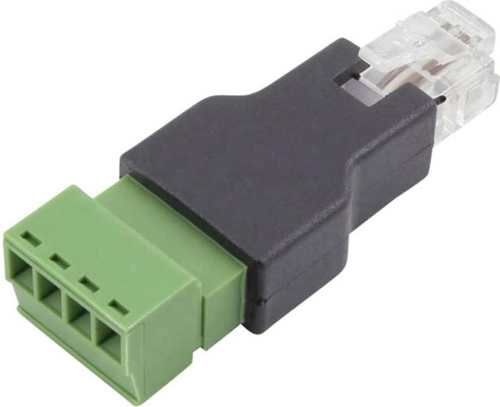 Actual product image Tru Components RJ 11 terminal adapter