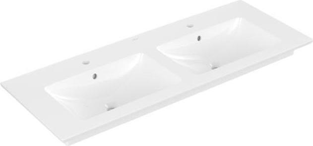 Villeroy & Boch V&B cabinet double washbasin VENTICELLO 1300x500mm, with ÜL white (500 mm, 1300 mm)
