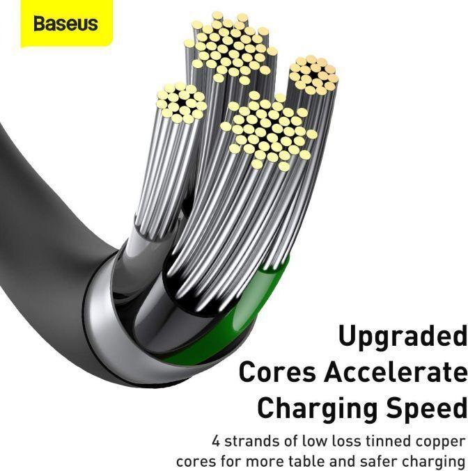 Image du produit Baseus Superior Series Cable USB to iP 2.4A 2m (black) (2 m, USB 2.0)