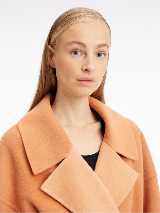 Actual product image Calvin Klein Double Faced Oversized Wrap Coat (38)
